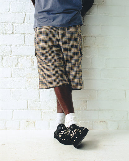 Check Cargo Pocket Shorts